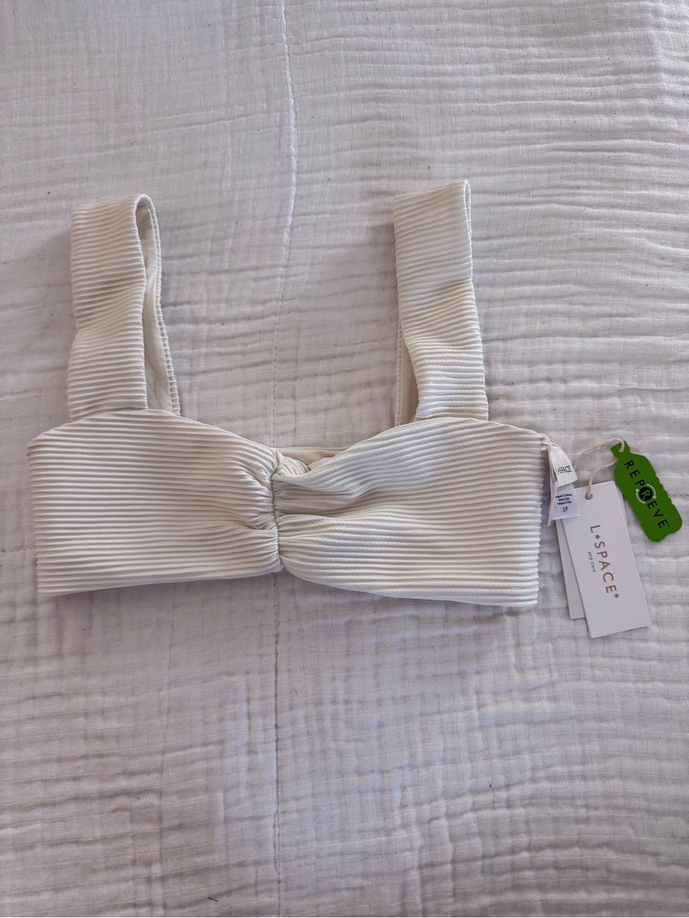 NWT L*SPACE Marlee Bikini Top Size Small